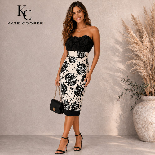 Kate cooper womens black white - cooper,