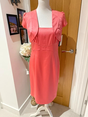 Piece dress bolero coral - dress,
