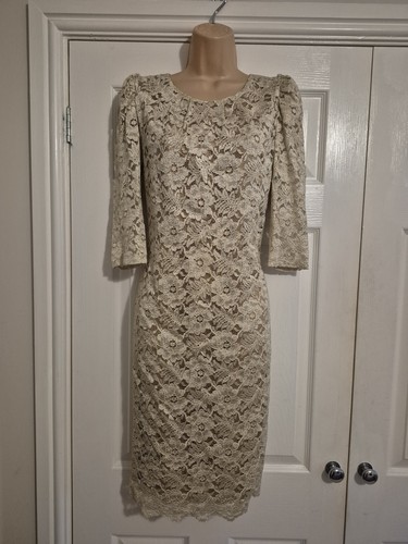 Gold lace lined occasion - gold,